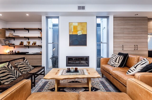 Cosy warm living room - home designs renovations