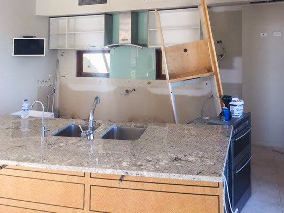 Hamptons - kitchen renovation in progress